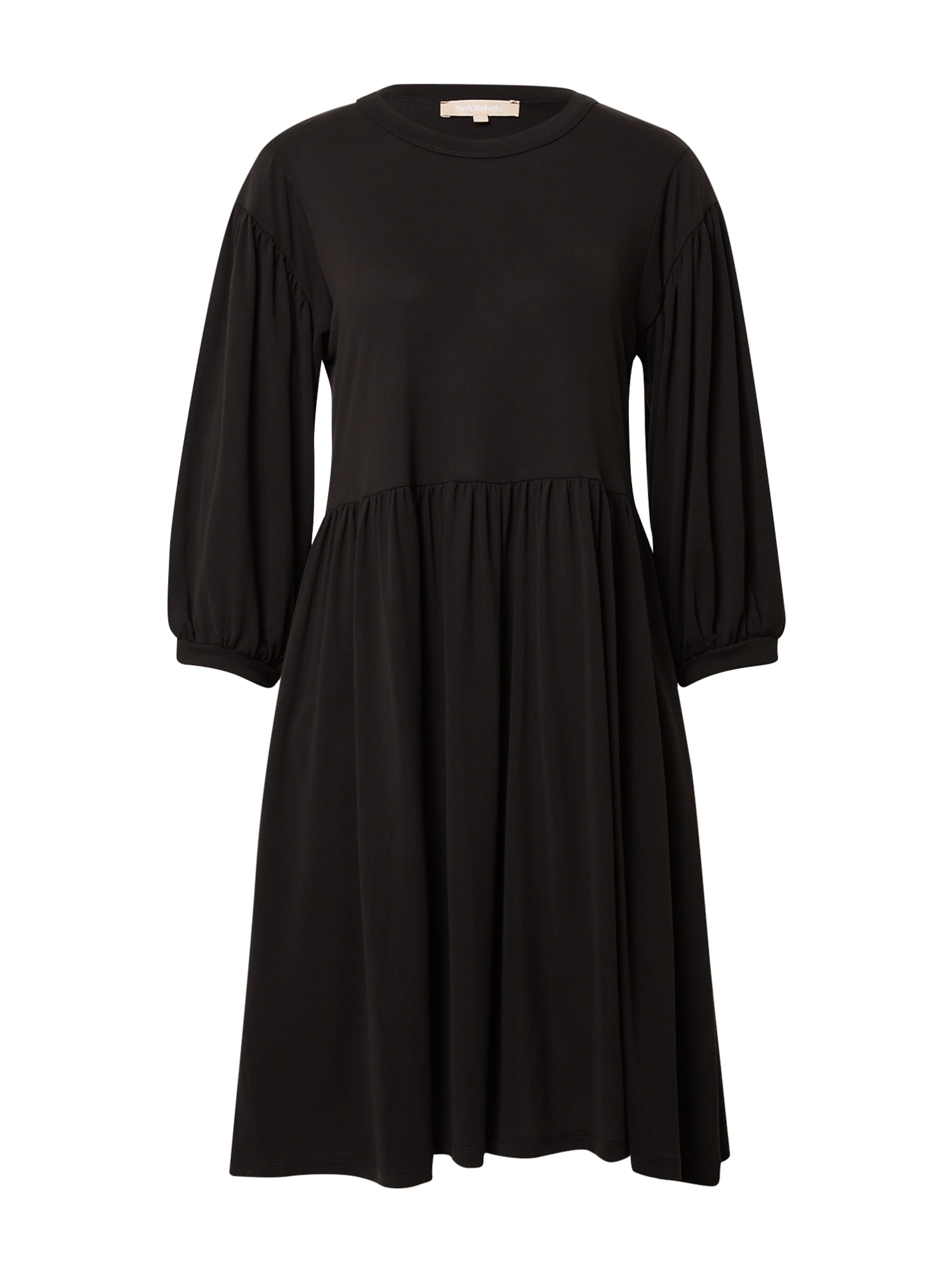 Soft Rebels - Vestido 'Ulrikke' en negro: frente