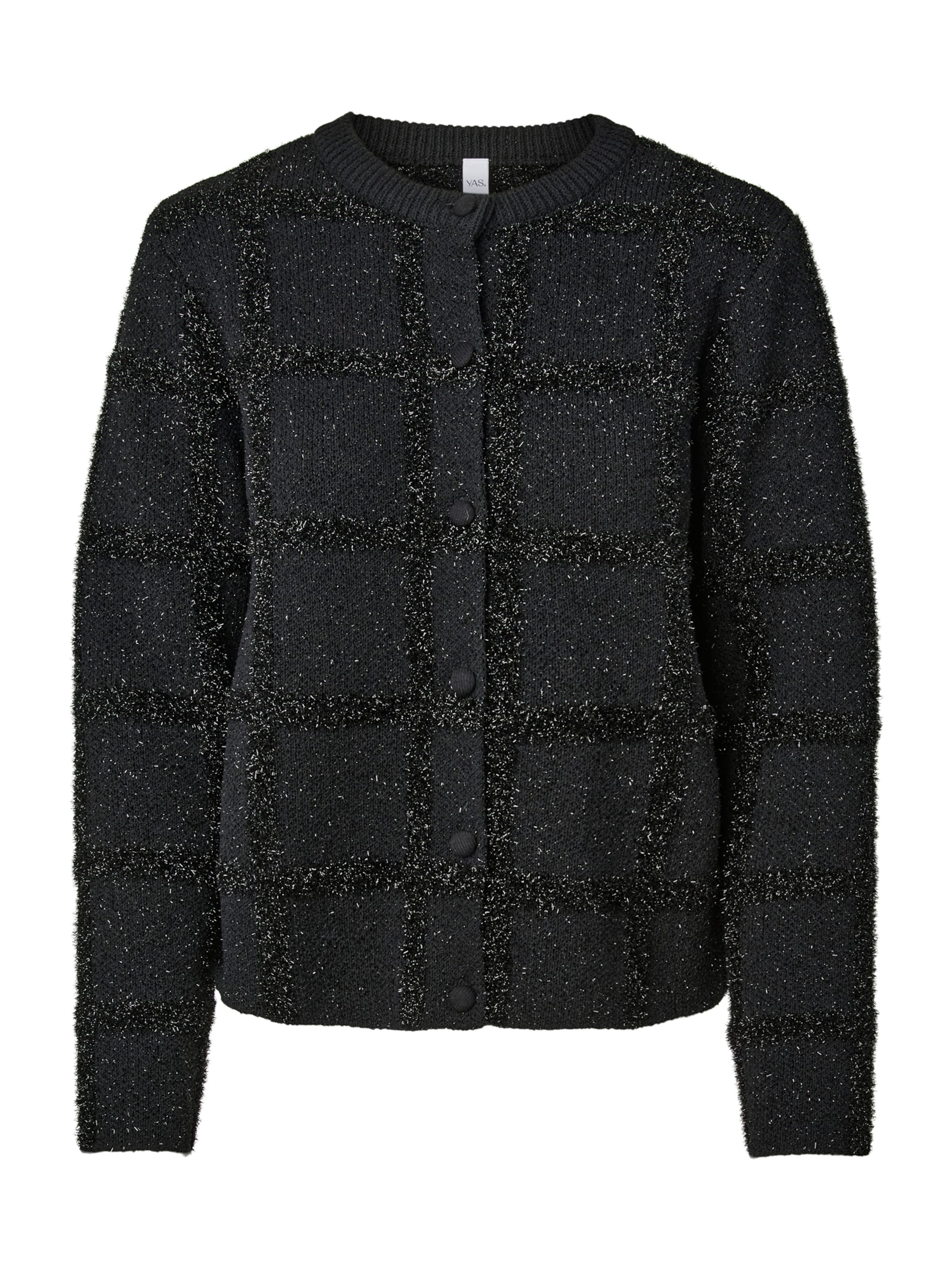 YAS - Cárdigan 'YASCASTI' en negro: frente