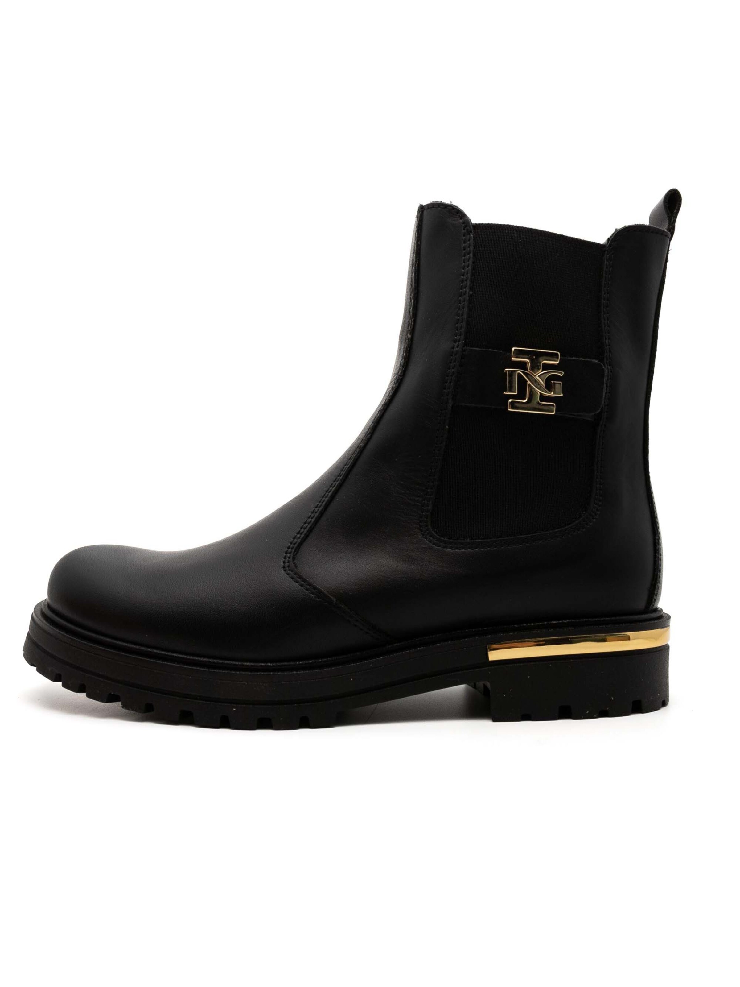 Bottes 'Cairo Schwarz Tr Leone Legera Nero' Nero Giardini en noir : devant