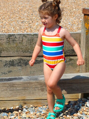 Toby Tiger Swimsuit in Red