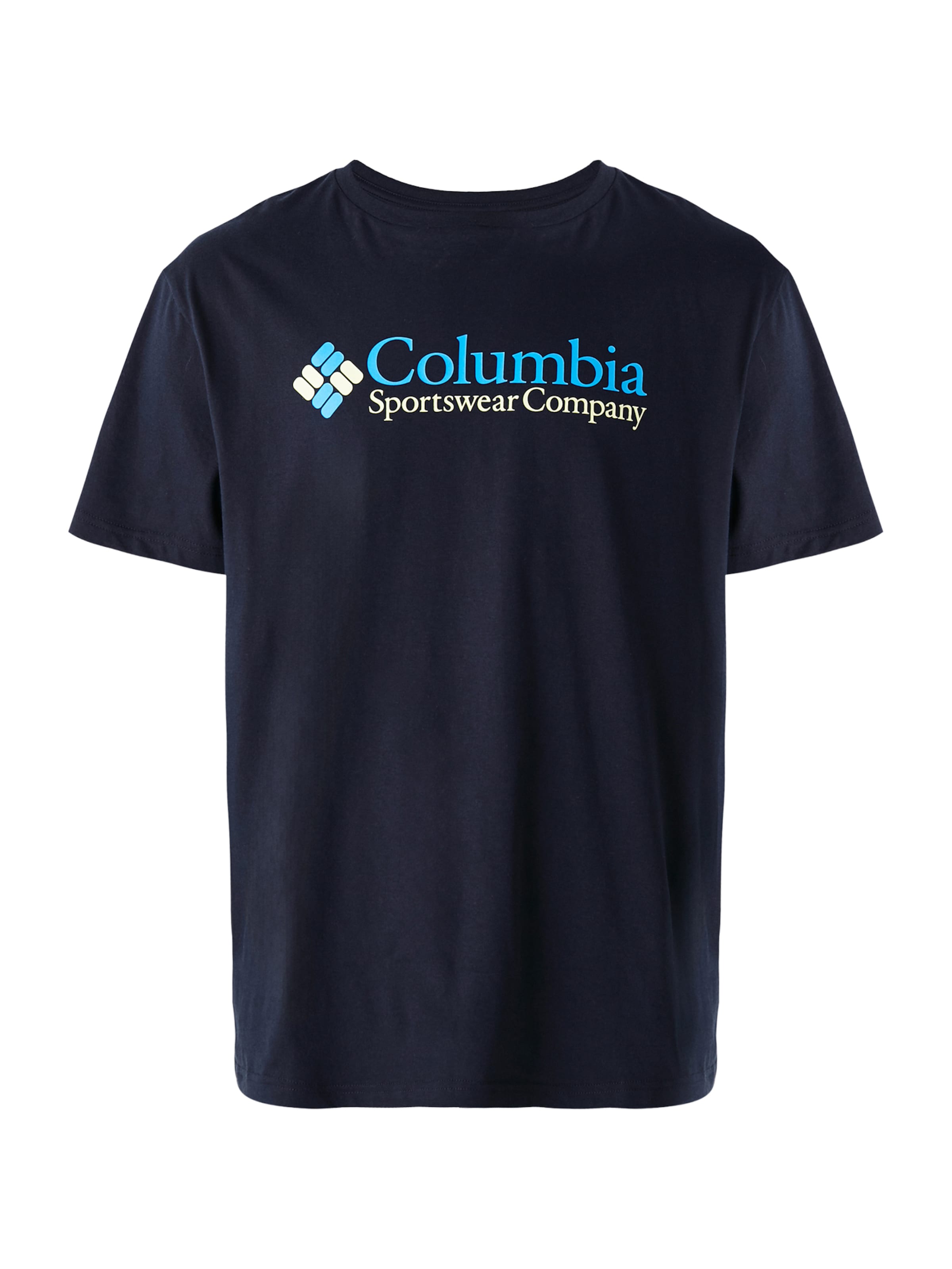 COLUMBIA Toiminnallinen paita 'CSC' värissä musta: etupuoli