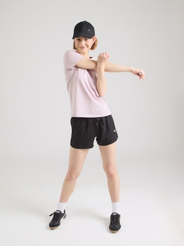 PUMAregular Sportske hlače 'ESS' - crna boja: prednji dio