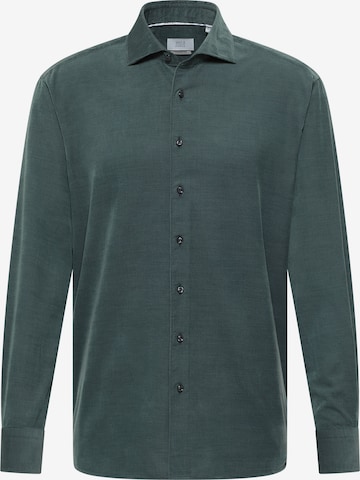 ETERNA Zakelijk overhemd in Groen: voorkant