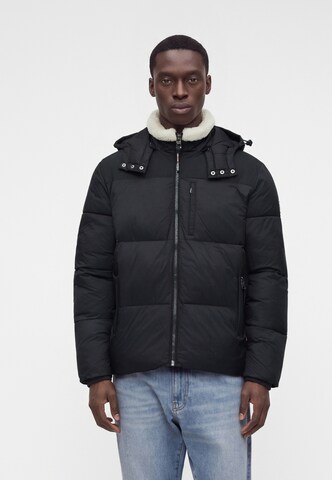 GUESS Зимняя куртка 'ZENITH' в Черный: спереди