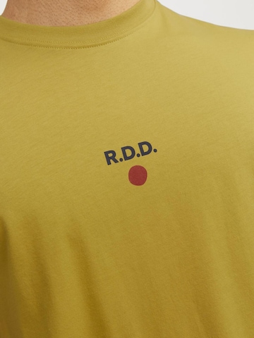 R.D.D. ROYAL DENIM DIVISION T-Shirt in Gelb
