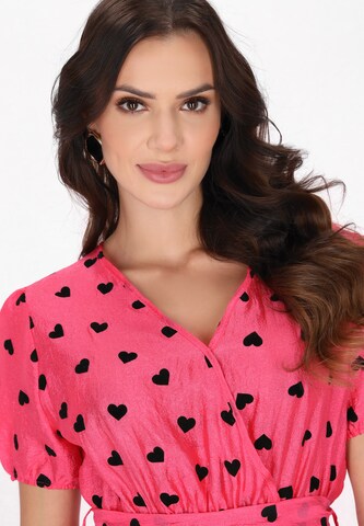 faina Коктейльное платье 'Fashion Look' в Ярко-розовый