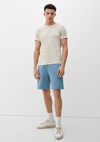 QS Regular Shorts in Blau