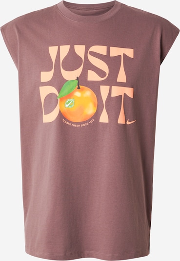 Nike Sportswear Majica veličine XS u zelena / narančasta / marelica / prljavo roza, Pregled proizvoda