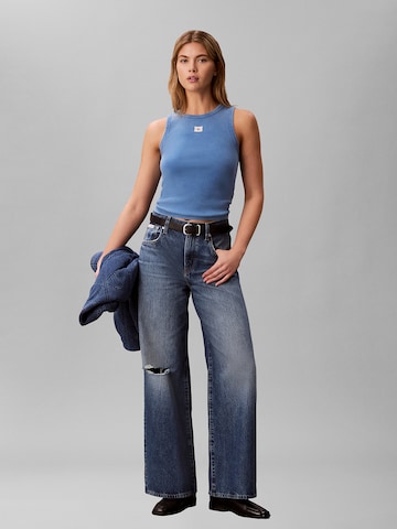 mėlyna Calvin Klein Jeans Plačios klešnės Džinsai