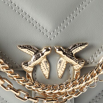 Borsa a tracolla 'Love One Mini' di PINKO in grigio