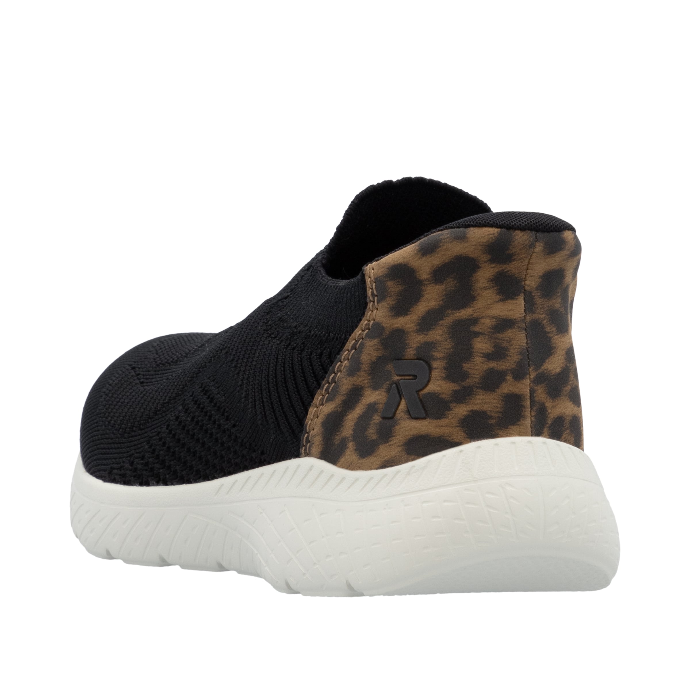 Rieker Slip On in Schwarz