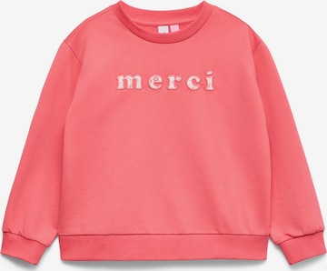 Vero Moda Girl Collegepaita 'VMLINE NINA' värissä oranssi: etupuoli