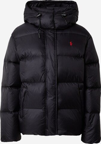 Polo Ralph Lauren Winter Jacket in Black: front