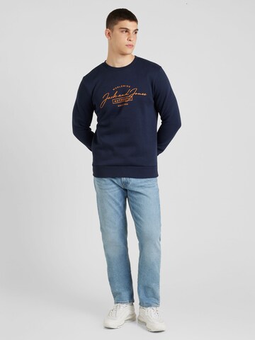 JACK & JONES Sweatshirt 'JJFERRIS' in Blue
