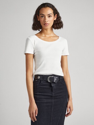 Pepe Jeans Tričko 'BABETTE' - Biela: predná strana