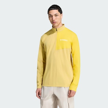 ADIDAS TERREX Funktionsshirt 'Multi' in Gelb: Vorderseite