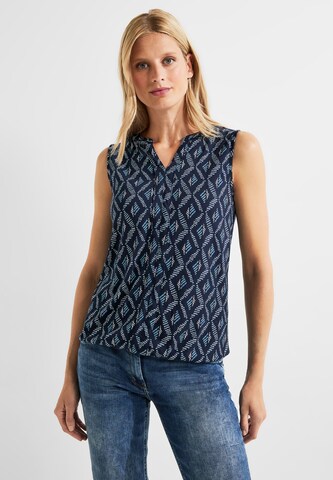 CECIL - Blusa em azul: frente