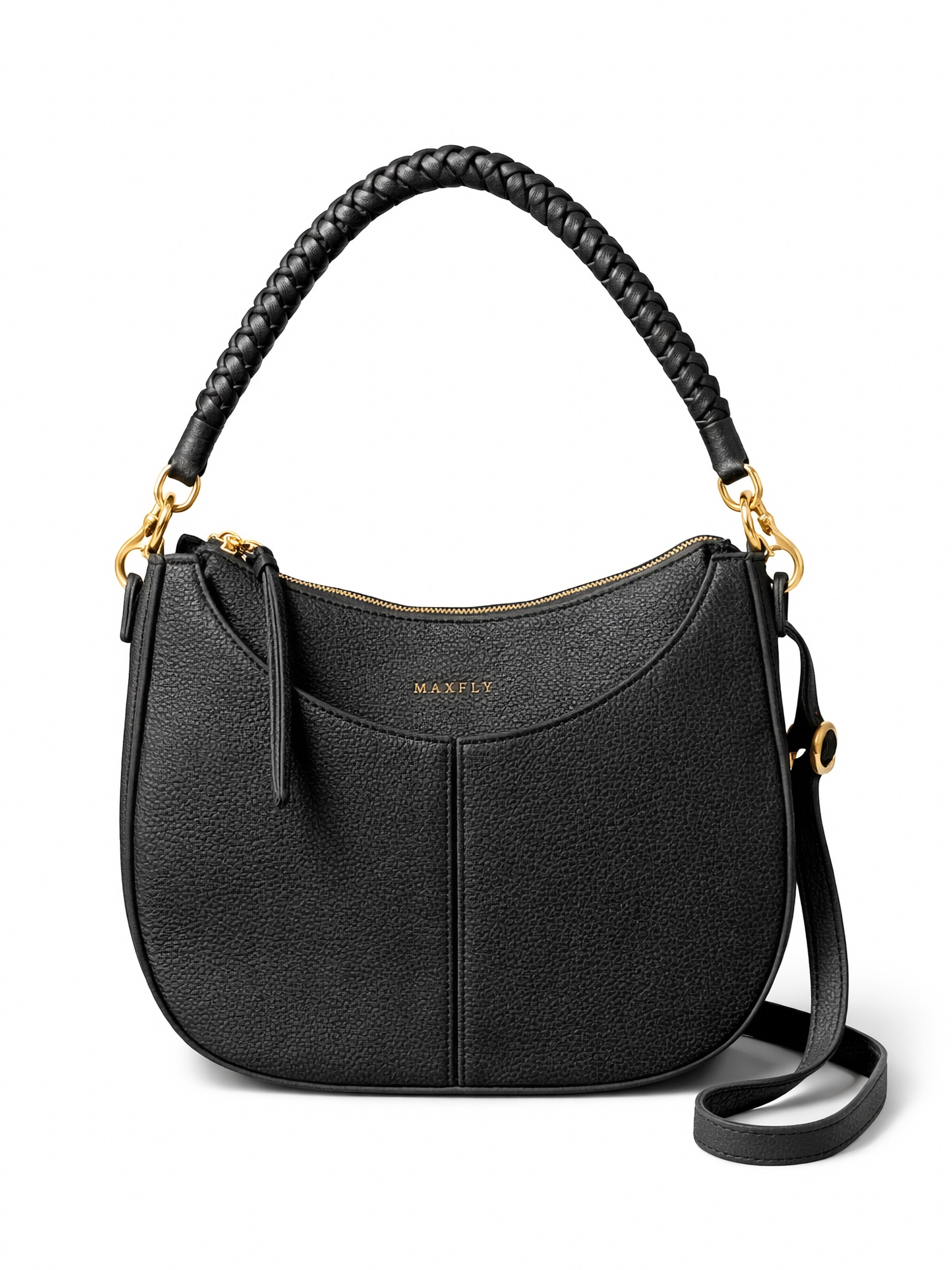 Toni&Friends Shoulder Bag 'Extravagant' in Black: front