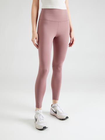 NIKE Skinny Sporthose 'One' in Lila: predná strana