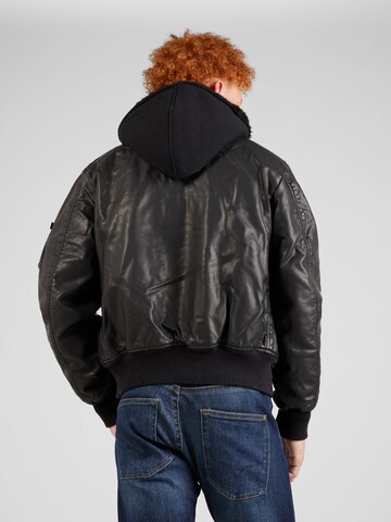 ALPHA INDUSTRIES Between-season jacket 'MA-1 D-Tec' in Black