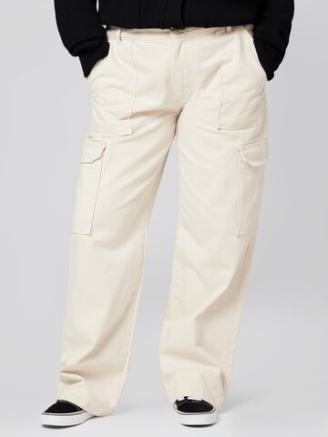 Wide leg Pantaloni 'Frances' di A LOT LESS in beige: frontale