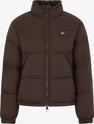 DICKIES Átmeneti dzseki 'ALATNA' - barna: elől