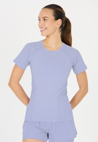 ENDURANCE Functioneel shirt 'HALEN' in Lila: voorkant
