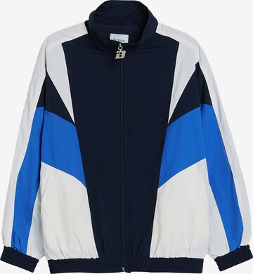 Bershka Between-Season Jacket in Blue: front