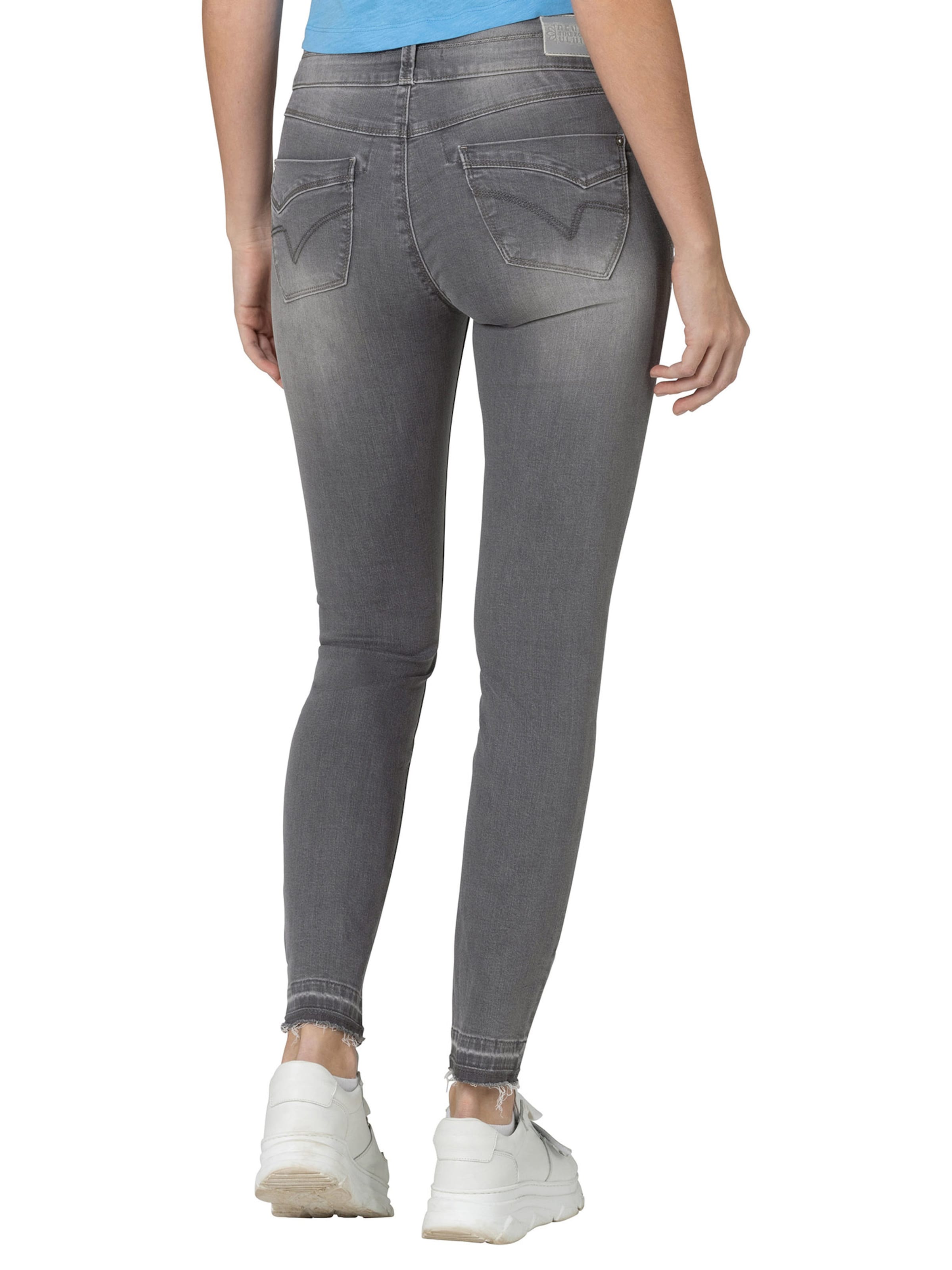 Skinny Jean 'Enya' TIMEZONE en gris