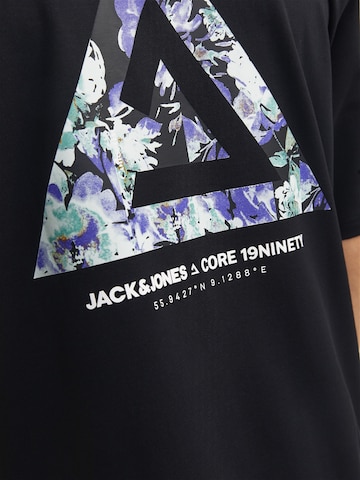 JACK & JONES T-Shirt 'Triangle Summer' in Schwarz