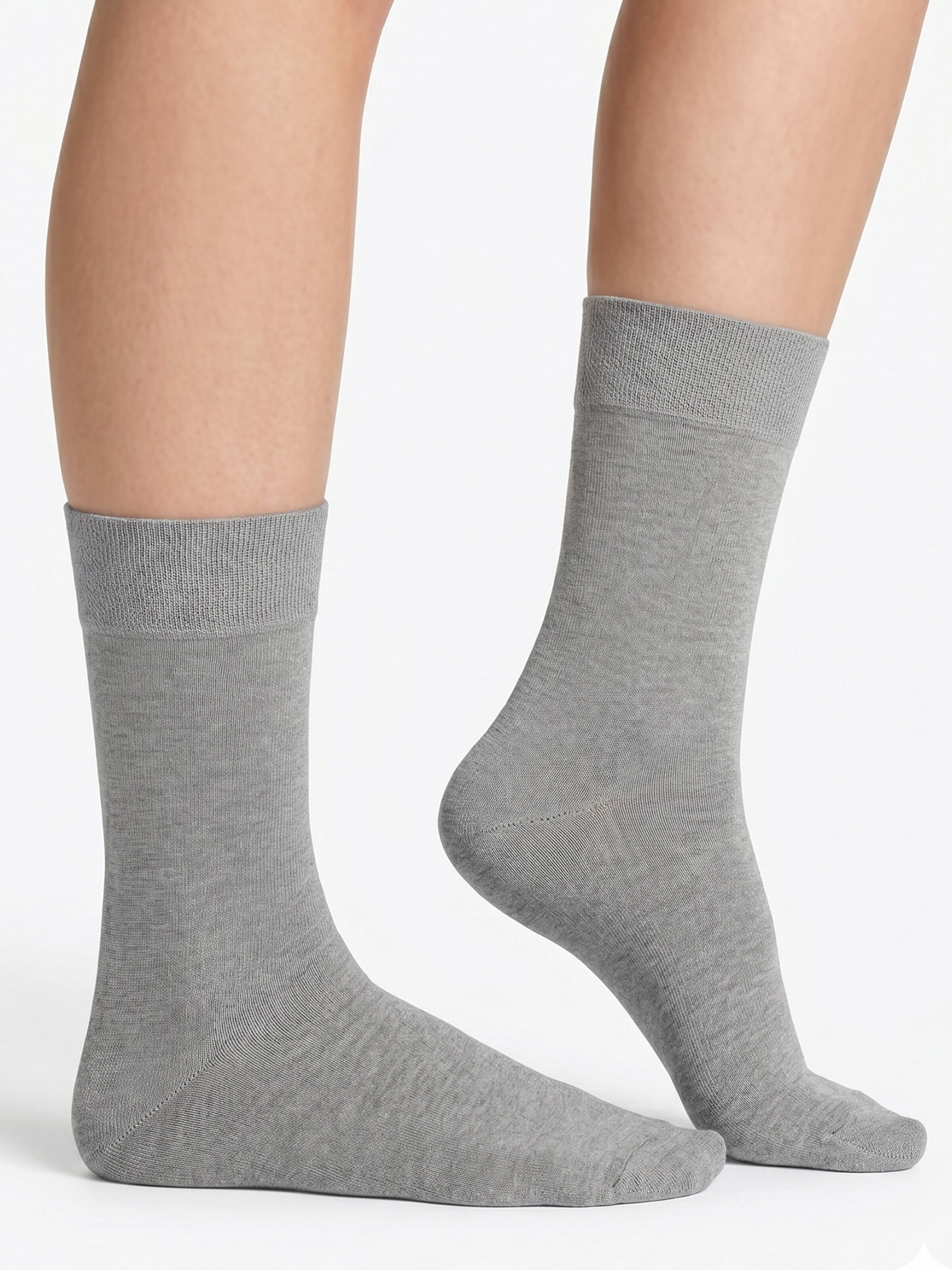 footstar Socks 'EVERYDAY!' in Grey: front