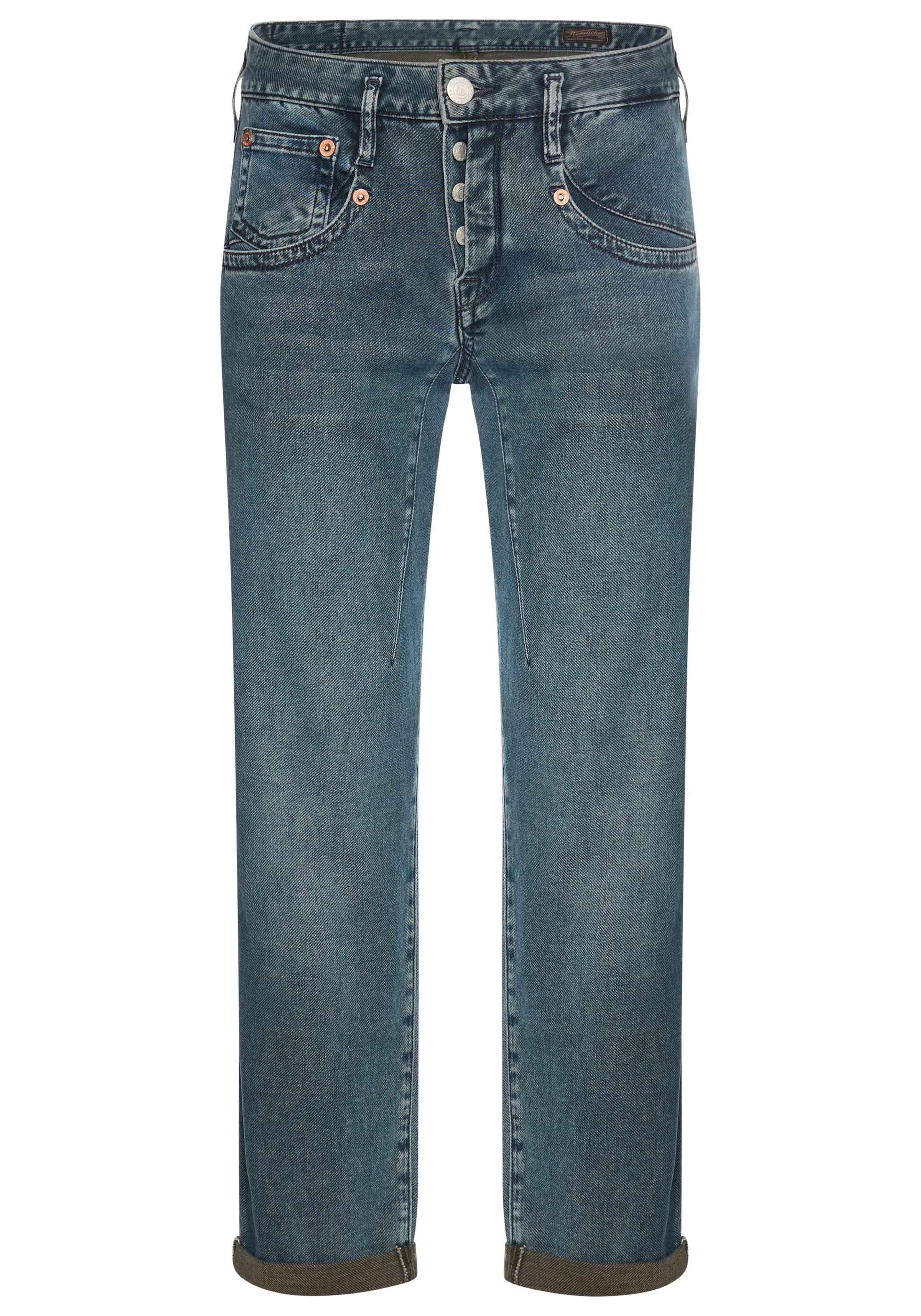 Herrlicher Tapered Jeans in Blau: Vorderseite