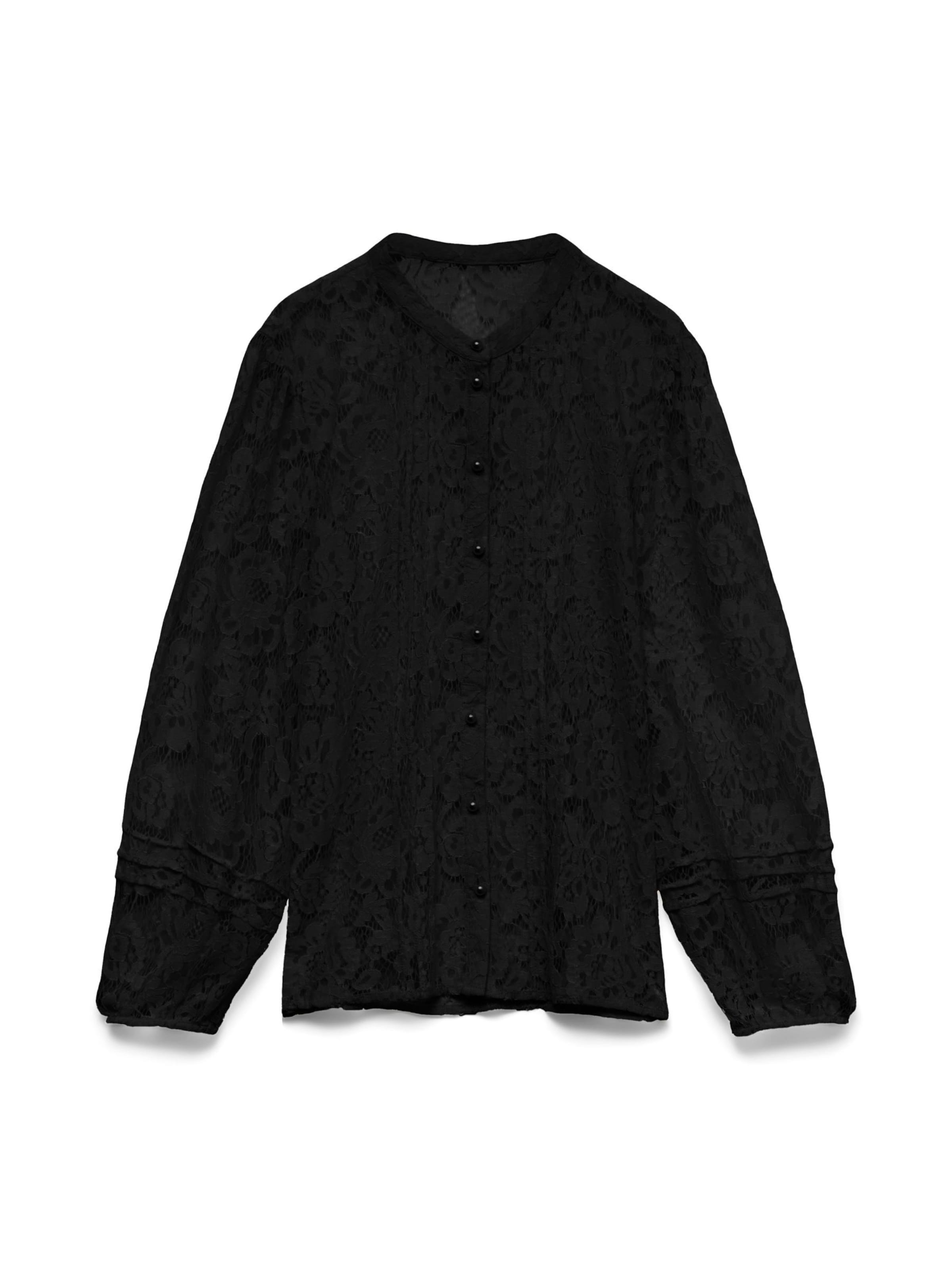 VERO MODA Bluse i sort: forside
