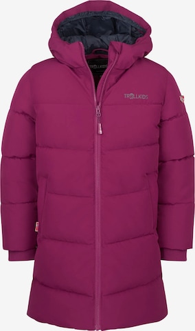 Manteau TROLLKIDS en violet : devant