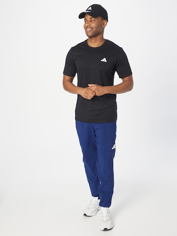 ADIDAS PERFORMANCE Функционална тениска 'Train Essentials' в черно
