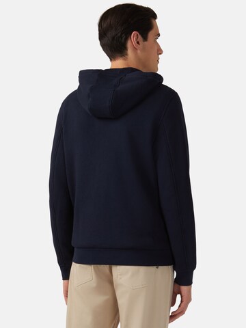 Boggi Milano Zip-Up Hoodie in Blue