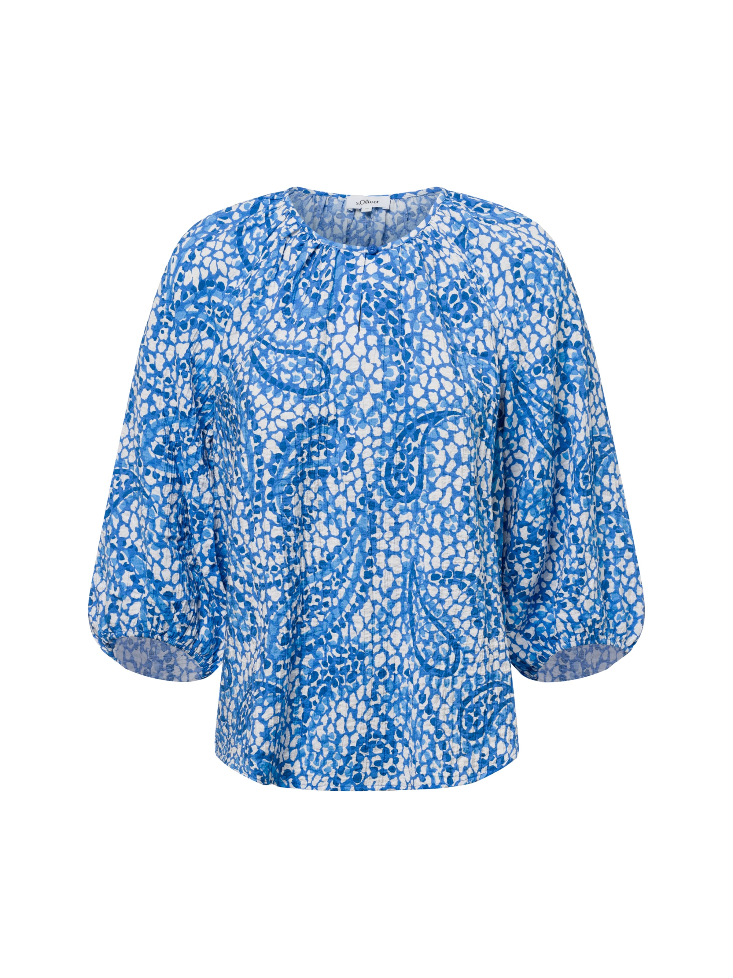 Camicia da donna di s.Oliver in blu: frontale