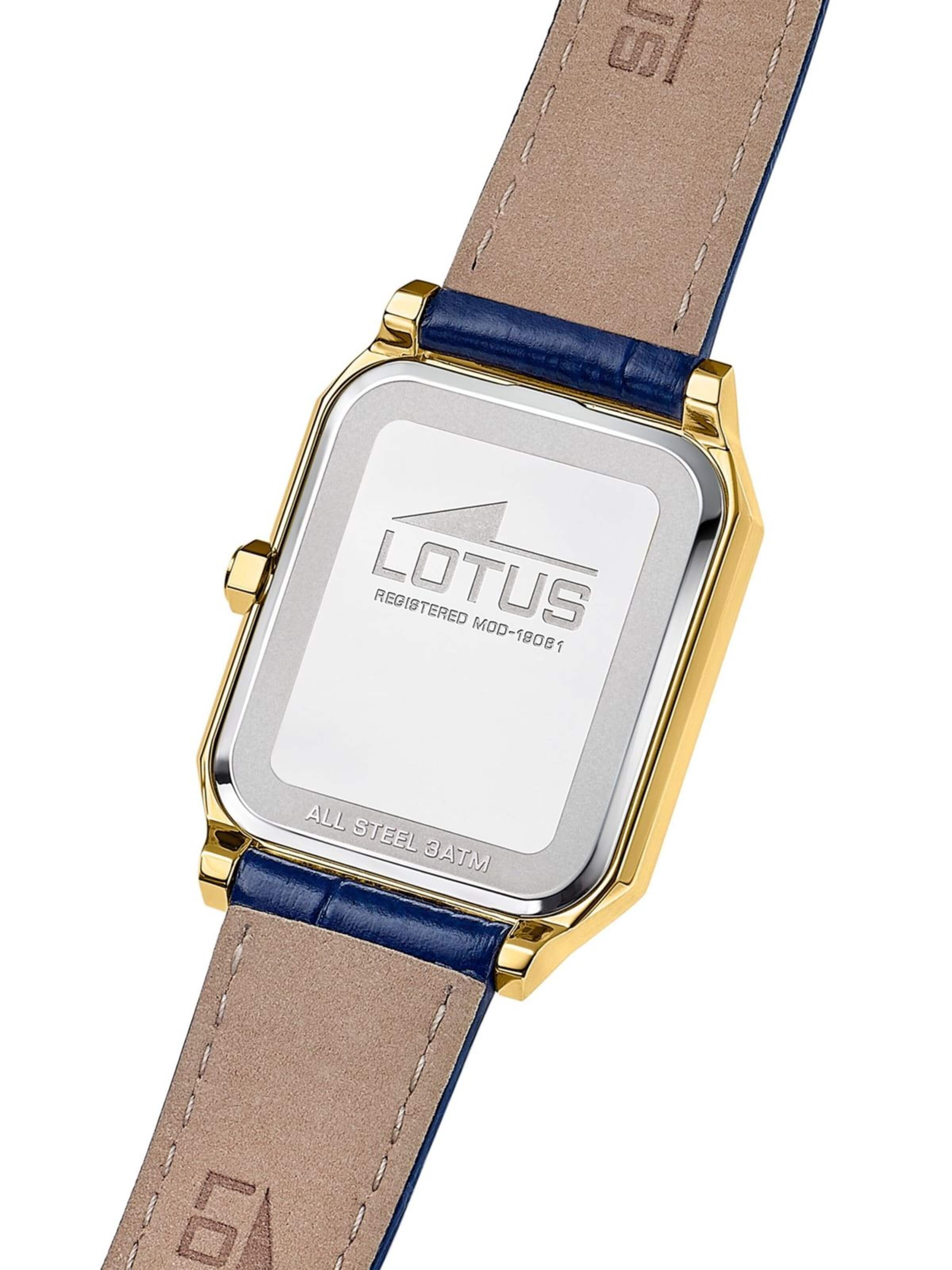 Lotus Analogové hodinky 'Date watch Square Series' – modrá