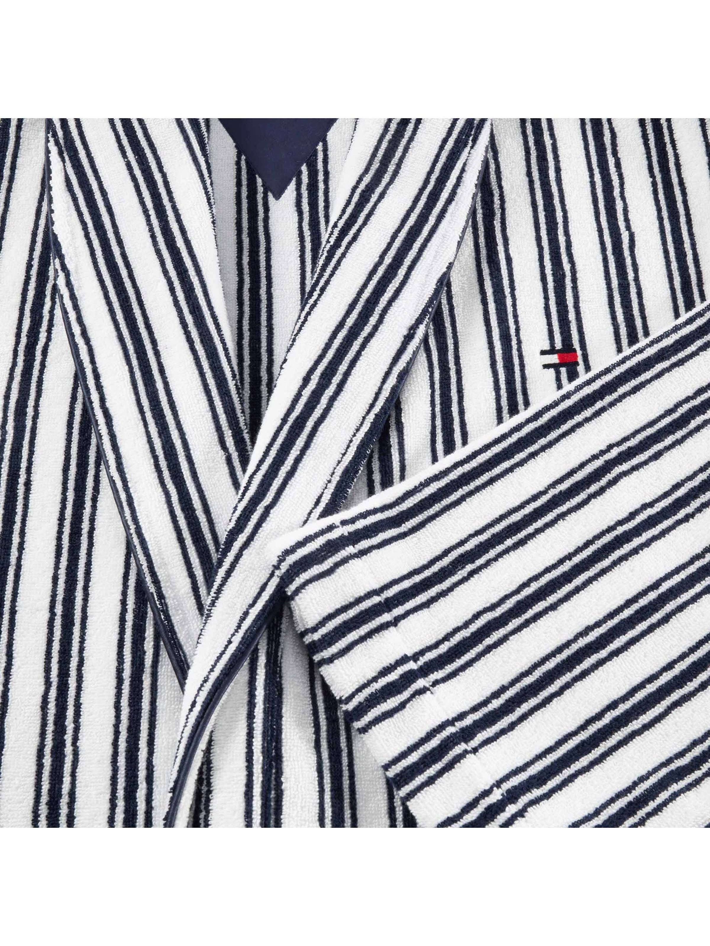 TOMMY HILFIGER Bademantel 'GENTLEMAN' Größe L - Gesamtlänge ca.120 cm in Blau
