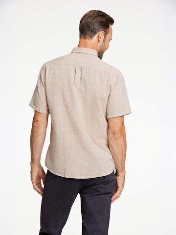 Jack's Regular fit Button Up Shirt in Beige