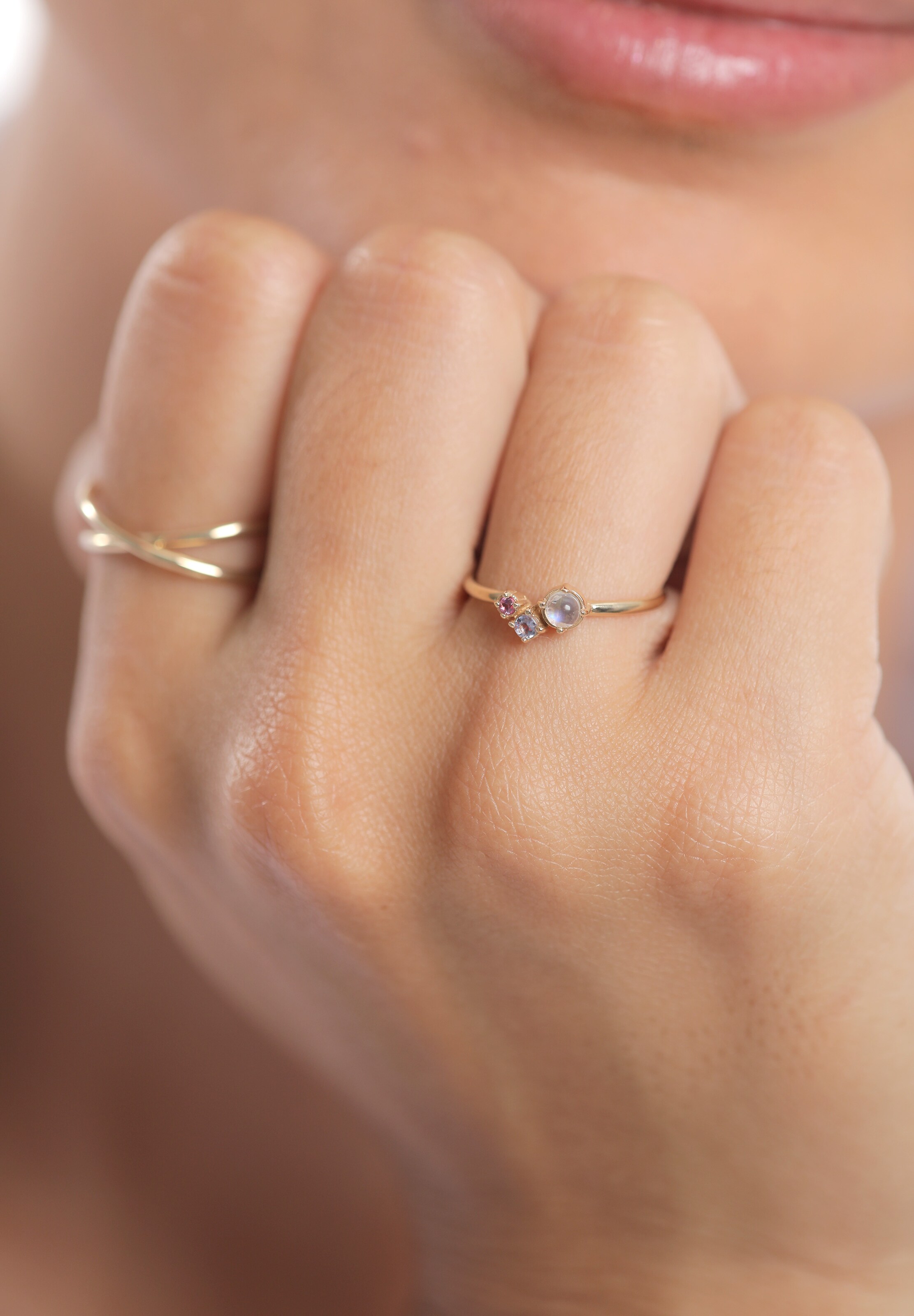 ELLI PREMIUM Ring in Gold: front