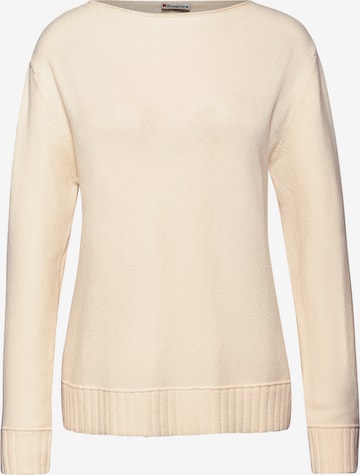 STREET ONE Pullover in Beige: Vorderseite