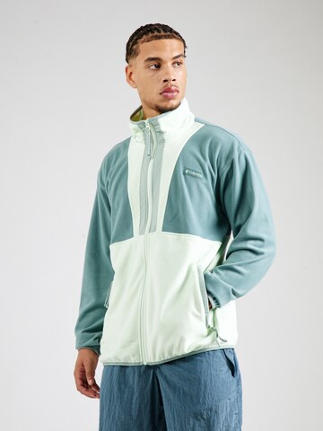 COLUMBIA Athletic Fleece Jacket 'Back Bowl' in Green: front