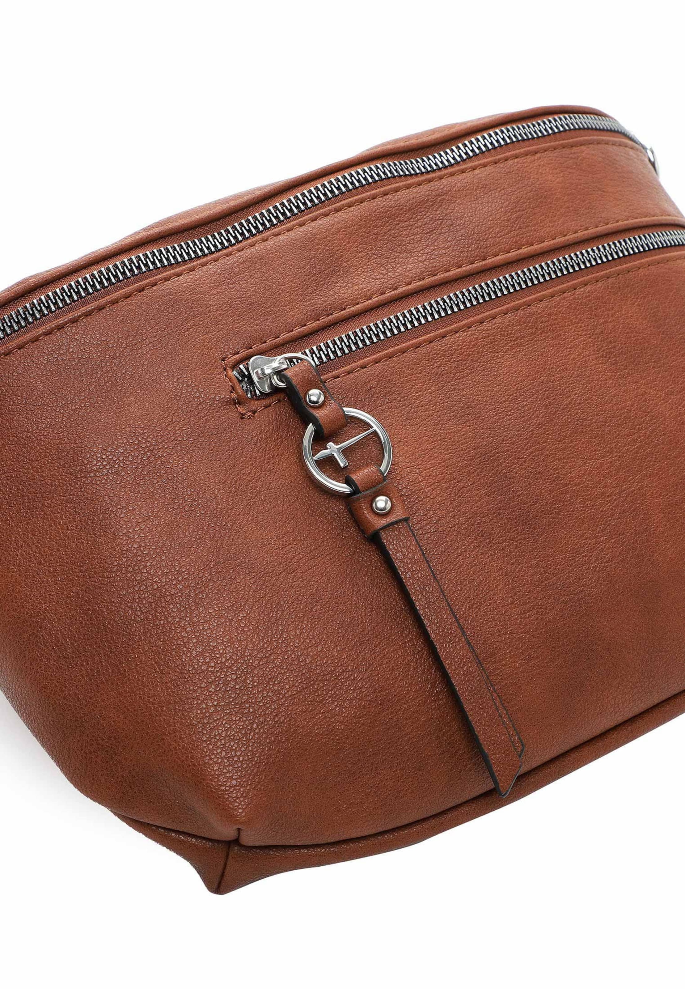 Tamaris Skuldertaske 'Nele' i brun