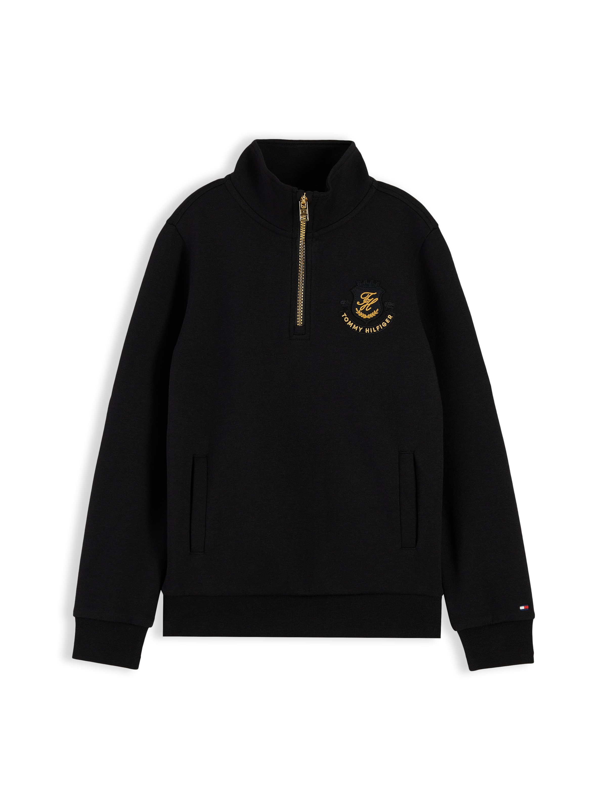 TOMMY HILFIGER Sweatshirt 'DIWALI' in Schwarz: Vorderseite