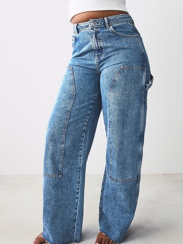 Next Wide leg Jeans 'Carpenter' in Blue: front