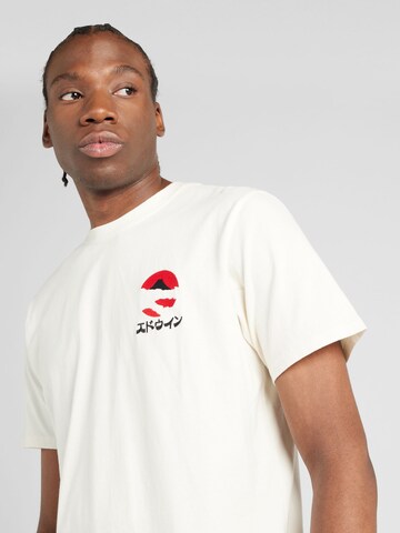 T-Shirt 'Kamifuji' EDWIN en blanc