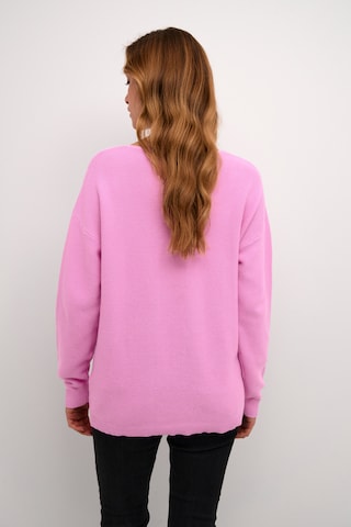 Cream Sweater in Pink