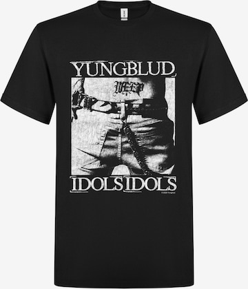 Yungblud Koszulka 'Yungblud Idols T-Shirt' w kolorze czarny: przód