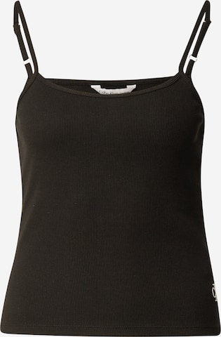 Calvin Klein Jeans Top - fekete: elől